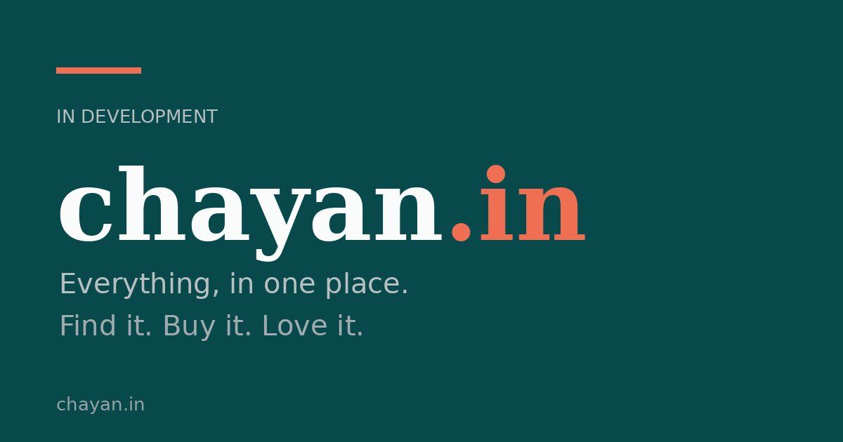 Link preview image for chayan.in